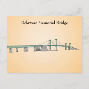 Briefkaart: Delaware Memorial Bridge Briefkaart