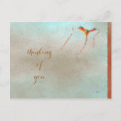 Briefkaart-denken van u briefkaart (Voorkant)