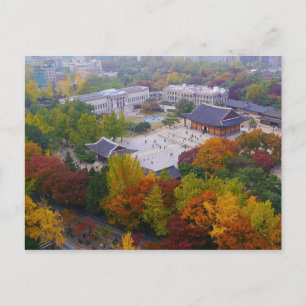 Briefkaart Deoksugung Palace, Seoul, Zuid-Korea