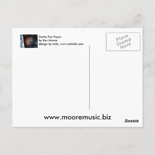 Briefkaart "Derby Fan Fayre" (Achterkant)
