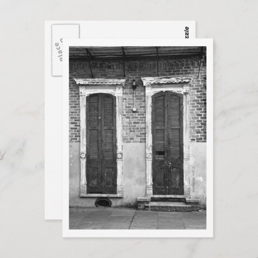 Briefkaart deur en venster (Voorkant / Achterkant)