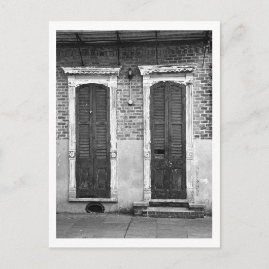 Briefkaart deur en venster (Voorkant)