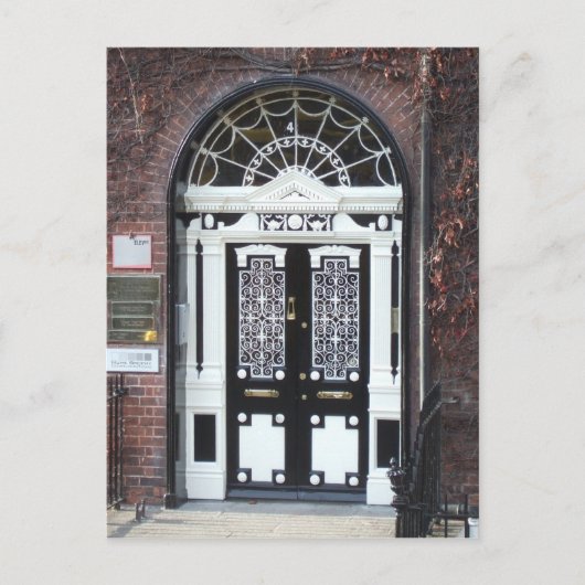 Briefkaart: Deuren van Dublin Briefkaart (Voorkant)