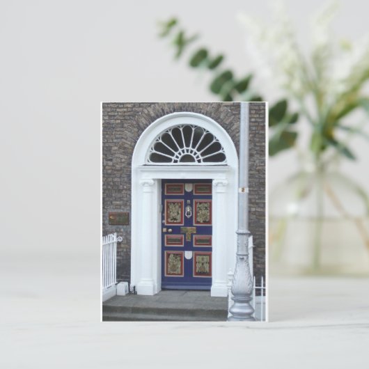Briefkaart: Deuren van Dublin Briefkaart (Staand voorkant)