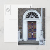 Briefkaart: Deuren van Dublin Briefkaart (Voorkant / Achterkant)