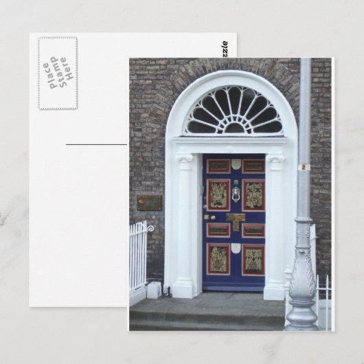 Briefkaart: Deuren van Dublin Briefkaart (Voorkant / Achterkant)