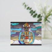 Briefkaart Dhanvantari (Staand voorkant)