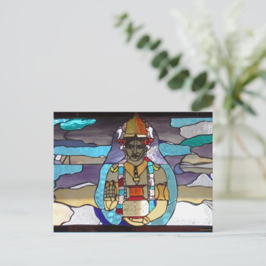 Briefkaart Dhanvantari (Staand voorkant)