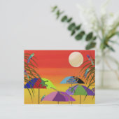 Briefkaart dierlijke oase (Staand voorkant)