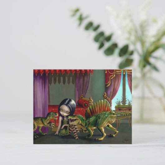 briefkaart "Dinosaur Friends II" (Staand voorkant)