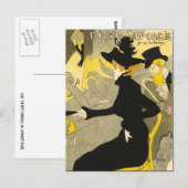 Briefkaart: Divan Japonais door Toulouse-Lautrec Briefkaart (Voorkant / Achterkant)