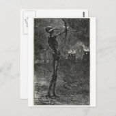 Briefkaart dodenverdelende pijlen (Voorkant / Achterkant)