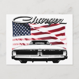 Briefkaart Dodge-lader