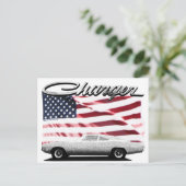 Briefkaart Dodge-lader (Staand voorkant)