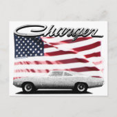 Briefkaart Dodge-lader (Voorkant)