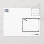 Briefkaart: Doe de hals uit je rug. Briefkaart (Achterkant)