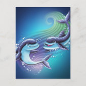 Briefkaart dolfijn (Voorkant)
