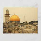 Briefkaart Dome of Rock, Jeruzalem Israel (Voorkant)