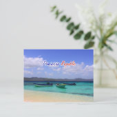 Briefkaart Dominicaanse Republiek (Staand voorkant)