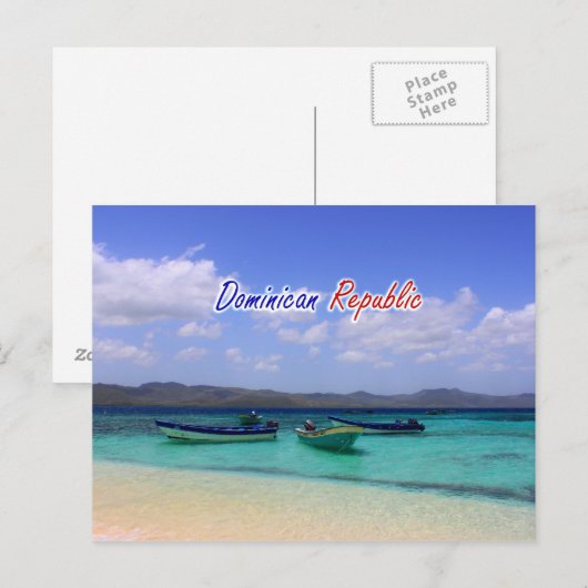 Briefkaart Dominicaanse Republiek (Voorkant / Achterkant)