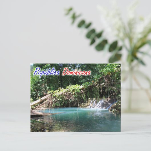 Briefkaart Dominicaanse Republiek (Staand voorkant)