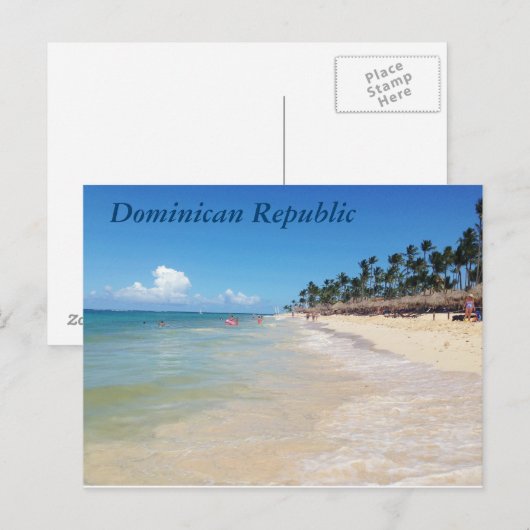 Briefkaart Dominicaanse Republiek (Voorkant / Achterkant)