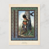 briefkaart "Dood van Cuchulainn" (Voorkant)