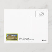 Briefkaart Doodvallei/Golden Canyon! (Achterkant)