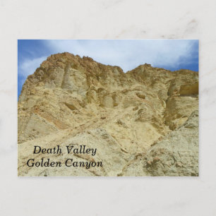 Briefkaart Doodvallei/Golden Canyon!