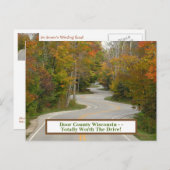 briefkaart, "DOOR COUNTY (WIS.) - DE RIT WAARD! Briefkaart (Voorkant / Achterkant)