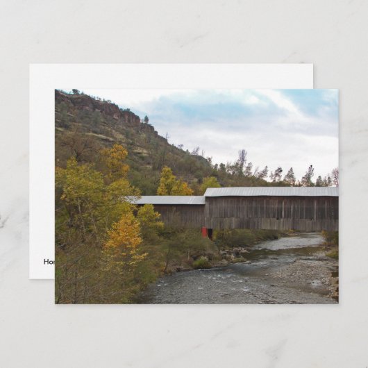 BRIEFKAART - Door honing uitgevoerde overloopbrug (Voorkant / Achterkant)