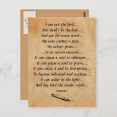 Briefkaart door Pâtisseries Poétique DE Muse (Voorkant / Achterkant)