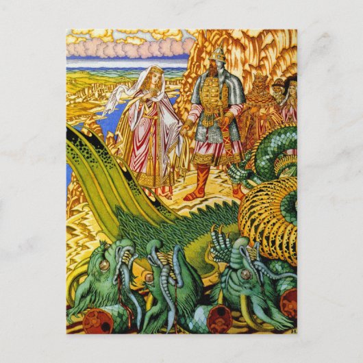 Briefkaart: Draak Slayer Briefkaart (Voorkant)