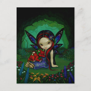 briefkaart "Dragonling Garden I"