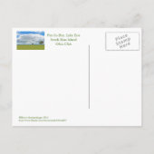 briefkaart DRAMATIC SKY/PUT-IN-BAY, ZUID-BASSEILAN (Achterkant)