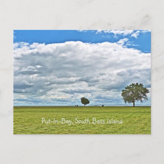 briefkaart DRAMATIC SKY/PUT-IN-BAY, ZUID-BASSEILAN (Voorkant)