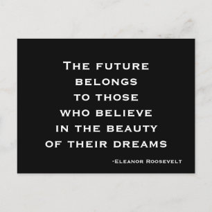 Briefkaart Dream, geloof, Motivatie Briefkaart