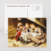 Briefkaart: Drie kleine Kittens Briefkaart (Voorkant / Achterkant)