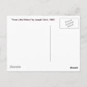 Briefkaart: Drie kleine Kittens Briefkaart (Achterkant)