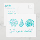 Briefkaart Drie Shell-adreswijziging (Voorkant / Achterkant)