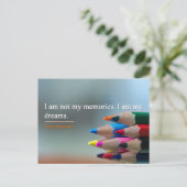 Briefkaart - Dromen & Herinneringen Inspirerend Qu (Staand voorkant)