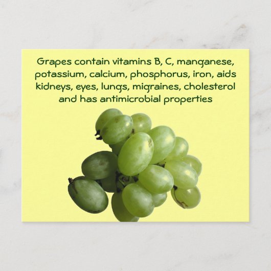 Briefkaart druiven (Voorkant)