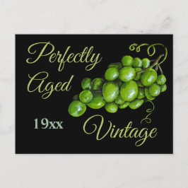 Briefkaart druiven
