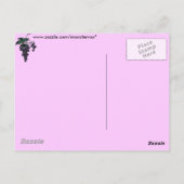 Briefkaart druiven van druiven (Achterkant)