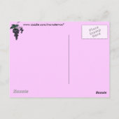 Briefkaart druiven van druiven (Achterkant)