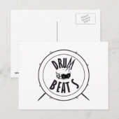 Briefkaart DRUMBEATS (Voorkant / Achterkant)