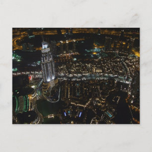 Briefkaart Dubai ('s nachts), Saudi-Arabië