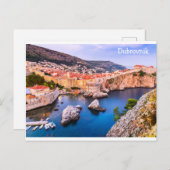 Briefkaart Dubrovnik Kroatië (Voorkant / Achterkant)