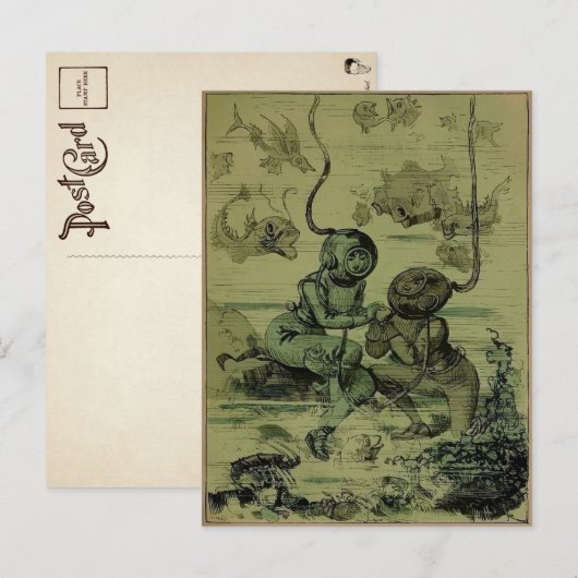 Briefkaart duikersvoorstel (Voorkant / Achterkant)