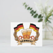 Briefkaart Duitse bier (Staand voorkant)